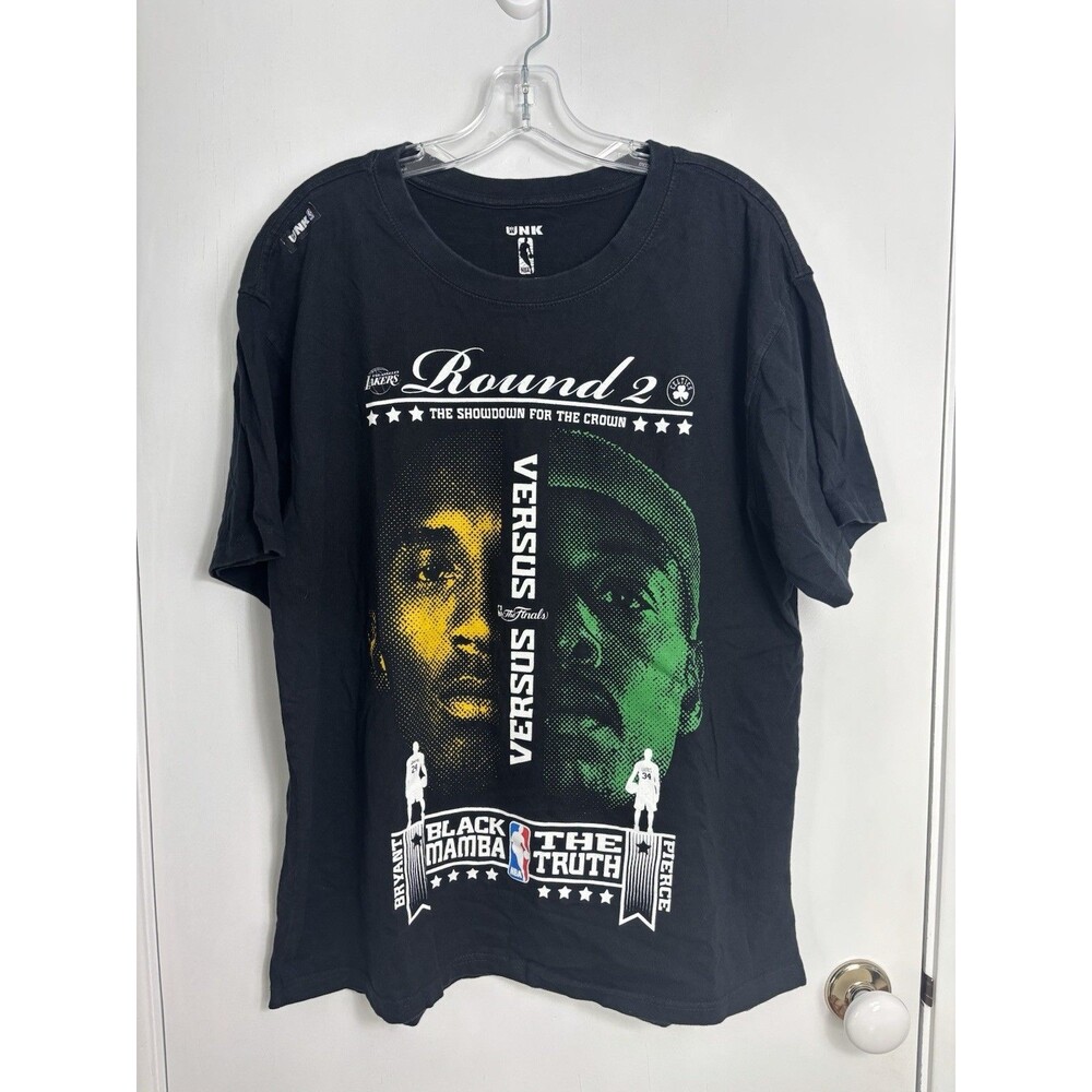 NBA UNK 2010 NBA Finals TShirt Kobe Bryant Paul Pierce Black XL Basketball Mamba